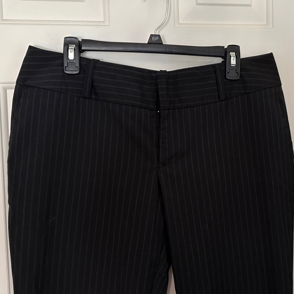 Mossimo Supply Co. Black Pinstripe Trousers - Picture 1 of 7